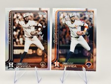 2025 Topps Chrome Update - #USC164 Carlos Correa - (2) Card Lot (Sepia, Base)