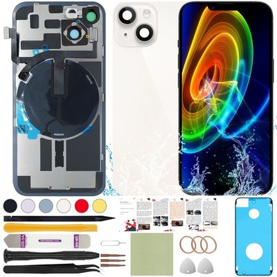 iPhone 14 Back Screen Glass Replacement 6.1'' | All Accessories Included, Starlig