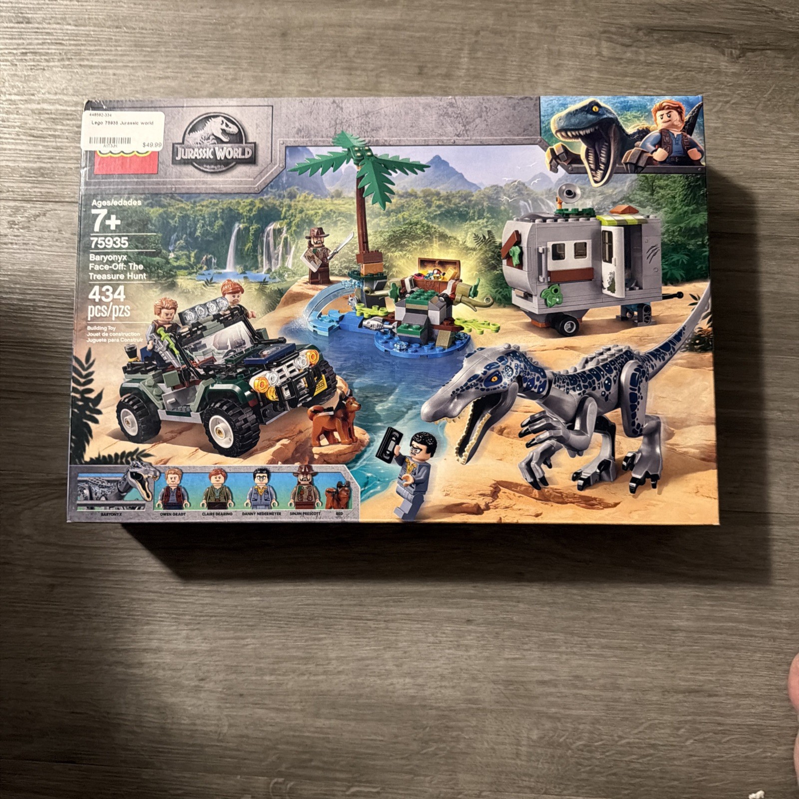 LEGO Jurassic World Baryonyx Face-Off Treasure Hunt 75935