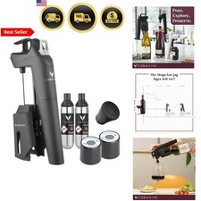 Sistema Conservazione Vino Salva Bottiglie Vino Aeratore Versare Beccuccio Casa Bar