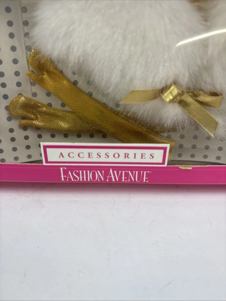 Барби Fashion Avenue аксессуары золотой набор 20963 1998 Mattel новый нераспакованный - Изображение 2 из 4