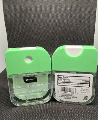 B.Pure Hand Sanitizer Spray Cucumber Mint Scented 1.15 floz