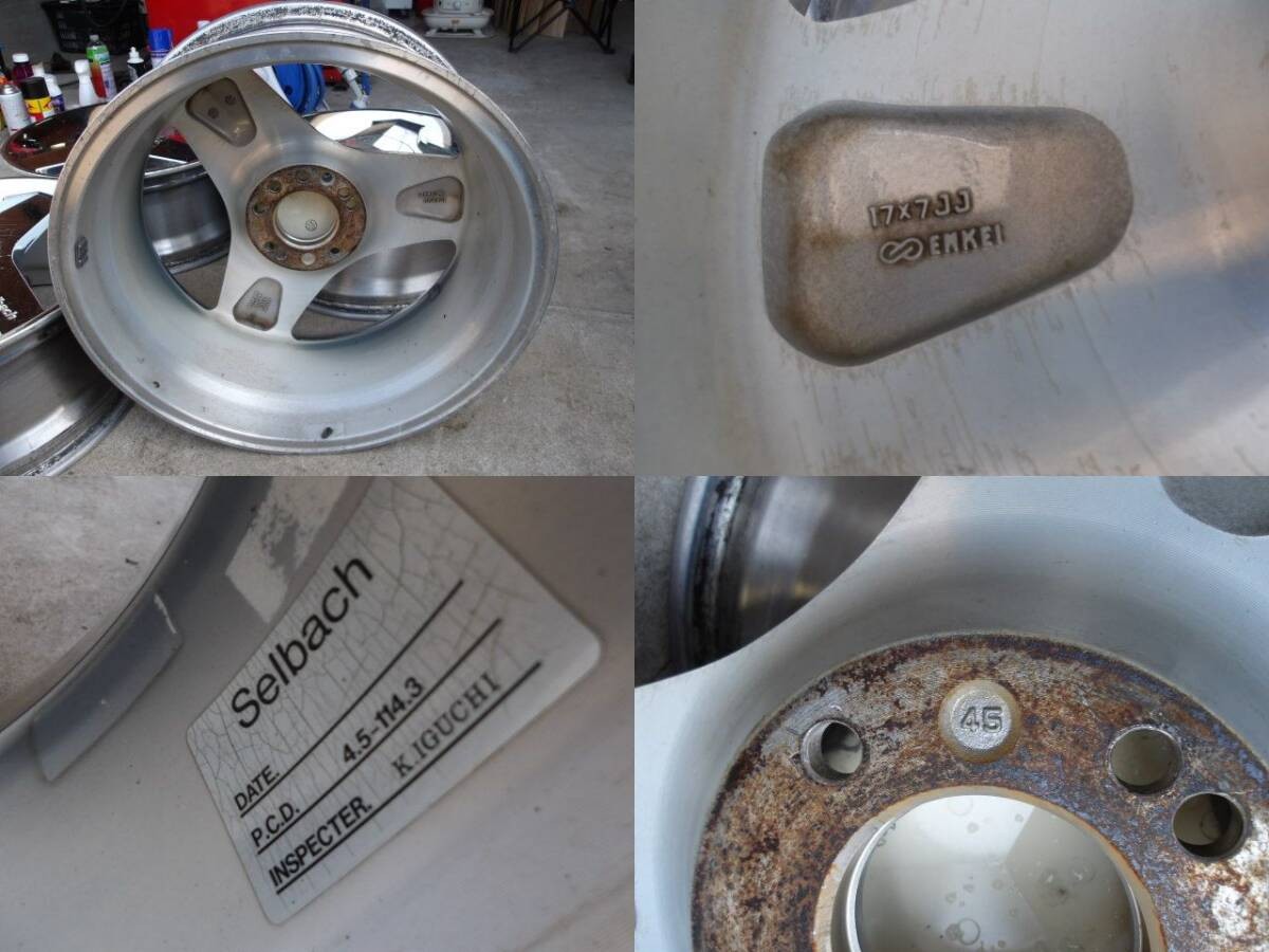JDM ENKEI Selbach 4wheels 17x7+45 4&5x114.3 | eBay