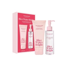 Rice Water Bright Double Cleansing Duo Set with Ceramide, Korean Skin Care, Gent