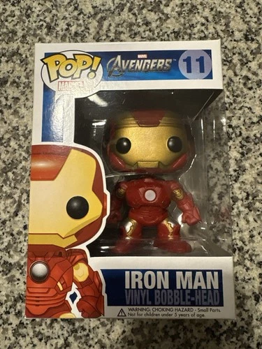 Funko POP Marvel Avengers Action Figure Iron Man Bobble Head - 11