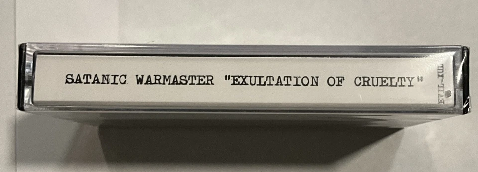 Satanic Warmaster - Exultation Of Cruelty Cassette 2024 Werewolf Records [New] Foto 4 de 4