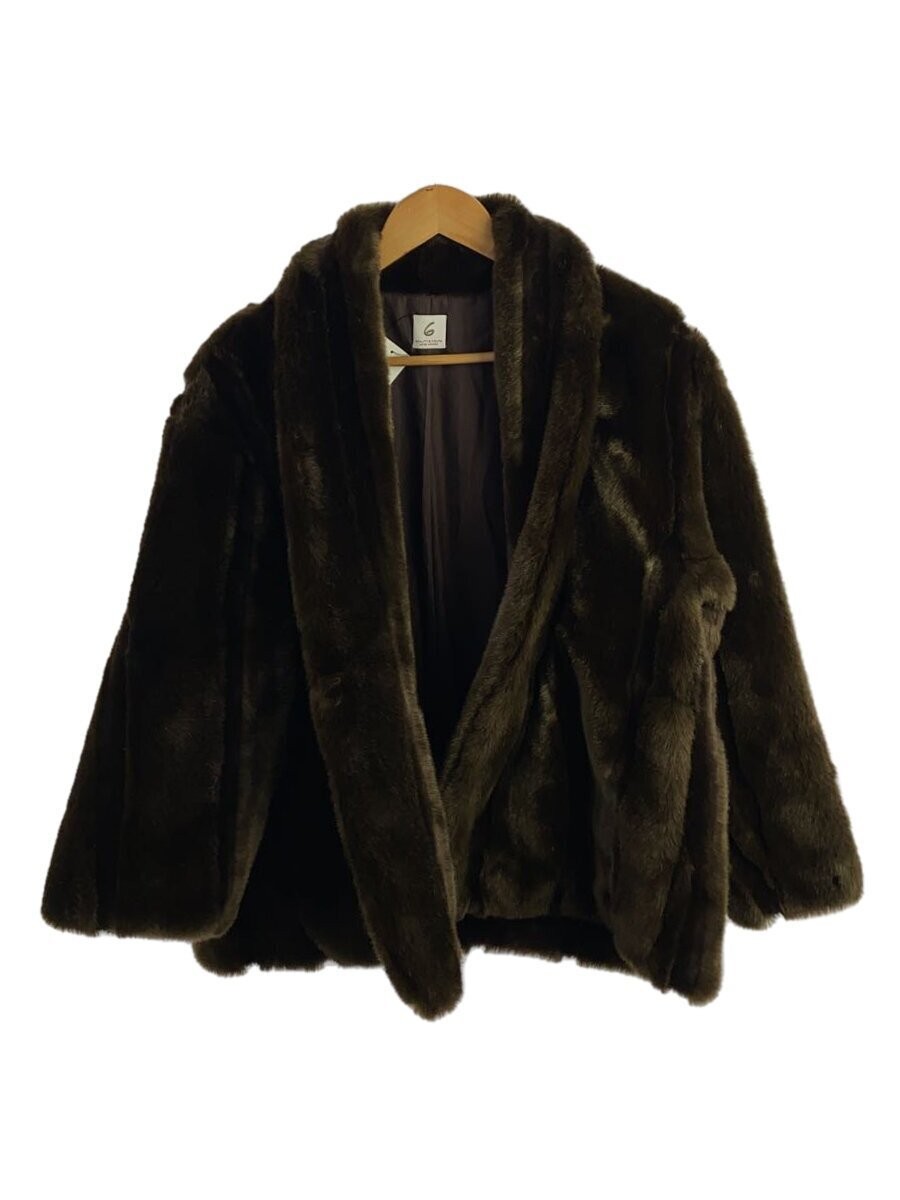 BEAUTY&YOUTH UNITED ARROWS - roku 6 ◎ 6 ROKU BEAUTY YOUTH UNITED ARROWS Brown Polyester Jacket 36