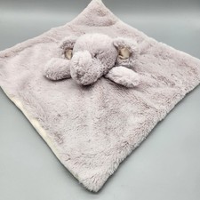 Kellytoy Gray Elephant Lovey Security Blanket Rattle Plush Baby Toy Soft Stuffed