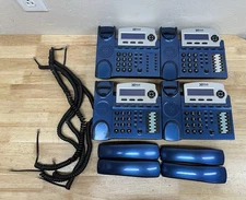 Xblue NETWORKS EKT-Vivid Blue 6-LINE BLUE DIGITAL DISPLAY SPEAKER PHONE Lot Of 4