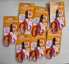 Fiskars 5" Pointed-Tip Kids Scissor Ages 4-7, Ballerina, Pack of 7, New