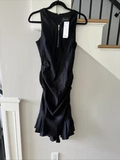 Nicole Miller Collection Mermaid Style Black NWT Size 6 Retail 225