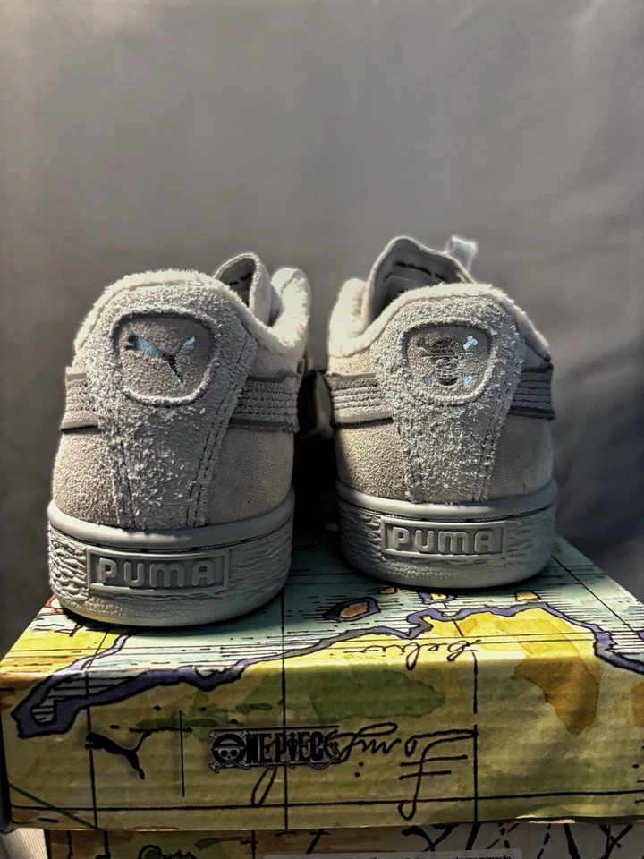 PUMA Suede 3 One Piece J Baskets  Gris Daim EU 37 Lacets - Photo 4/4