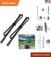 Lightweight Foldable Ham Radio Antennas - Dual Band, 42.5 Inch, VHF UHF 2-Pack