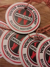 Vintage Billings Montana Winter Hardware Company Wholesale NOS Price Tags