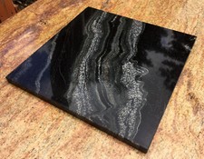 Tischplatte Abdeckung Kommode Nachttisch Schrank Naturstein schwarz Granitplatte