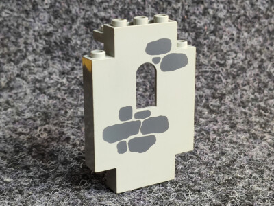 Lego 4444p02 altgrau hellgrau 2x5x6 Burg Panel - 6062 6066 6080 6081 6073 - T5
