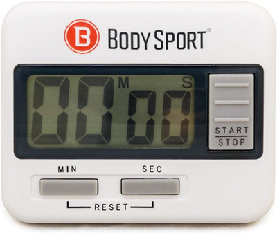 Body Sport Digital Timer Stopwatch for Fitness & Exercise Routines - Easy to Use