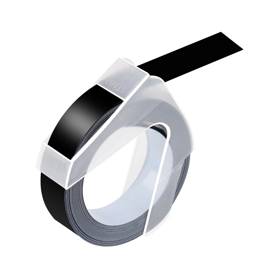 10PK Compatible for Dymo 3D 521209 Emobssing Tape Self-Adhesive Glossy Labeling - Image 3 of 4