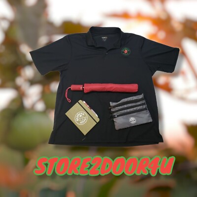 Gardens Alive Lot of 3 Polos Size XXL, NOTEBOOK, UMBRELLA, PENCIL POUCH