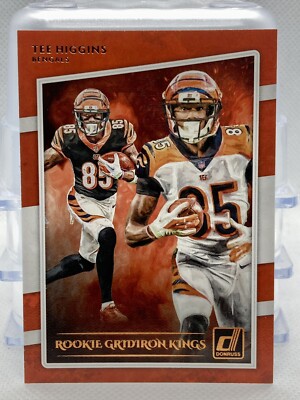 2020 Panini Donruss Rookie Gridiron Kings Tee Higgins #RGK-TH Rookie RC