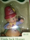 Hallmark Keepsake LITTLE JACK HORNER  1988 VINTAGE CHRISTMAS ORNAMENT   — photo 2