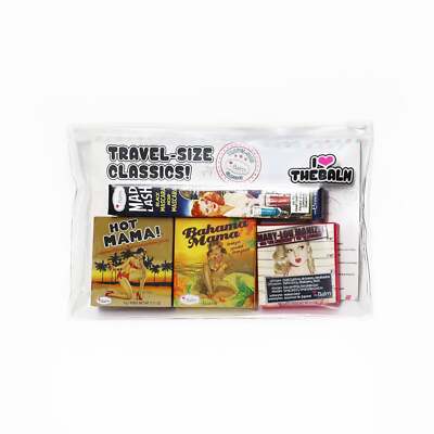 theBalm 4-Piece Classics Travel-Size with Cosmetic Bags