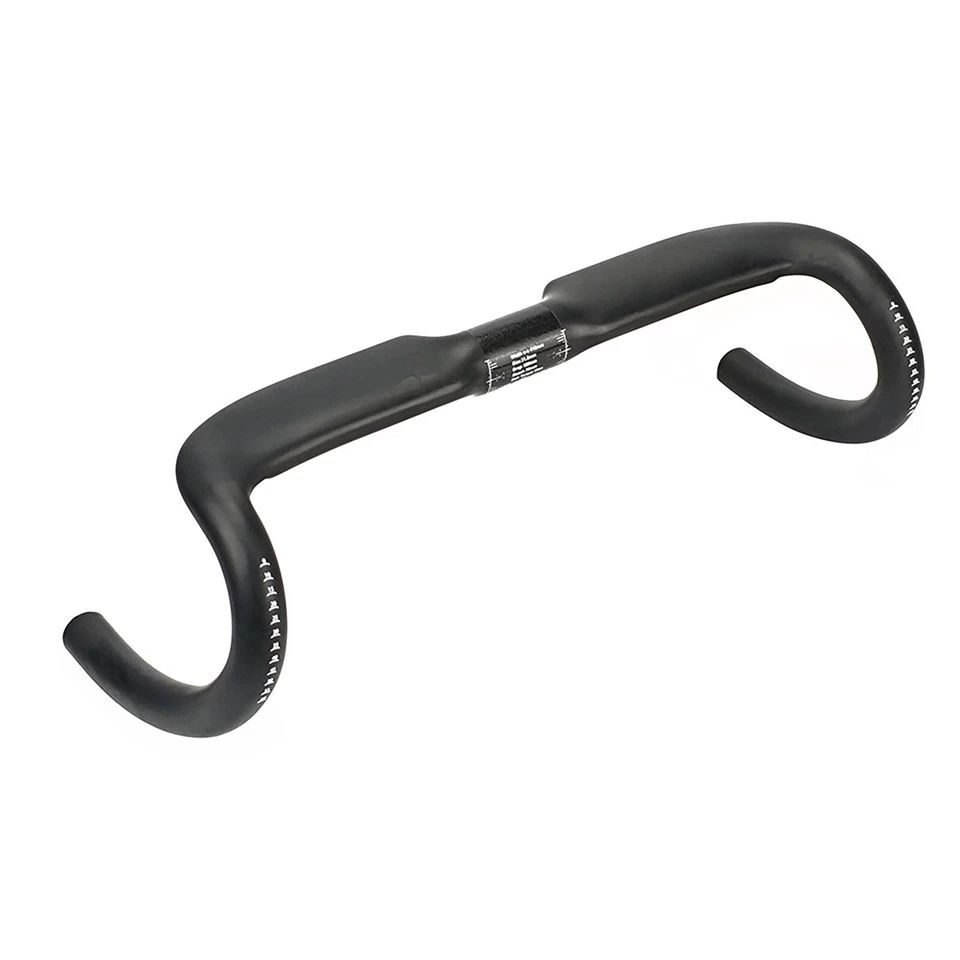 11° Carbon Fiber Gravel Handlebar Cyclocross Road Mountain Bike Bicycle Drop Bar - Image 3 of 4