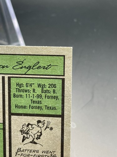 2023 Topps Heritage High Number #671 Mason Englert Tigers Rookie Card - Picture 6 of 8