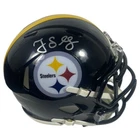 Greg Lloyd Signed Steelers Speed Mini Helmet Beckett Witness BAS COA
