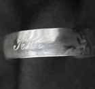 Vintage S. KIRK & SON  STERLING Cuff Napkin Ring Engraved ANN