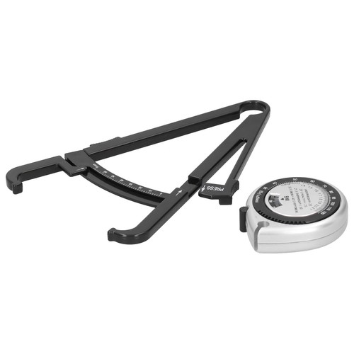 Body Fat Caliper BMI Measuring Tape Skinfold Calipers Körperfettmessband Set - Bild 2 von 12