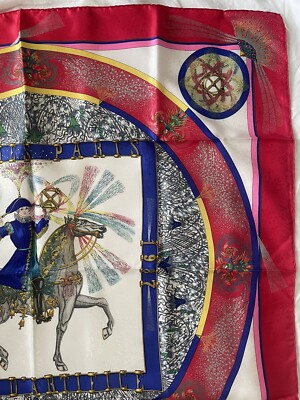 HERMES FEUX D'ARTIFICE SCARF MINT | eBay