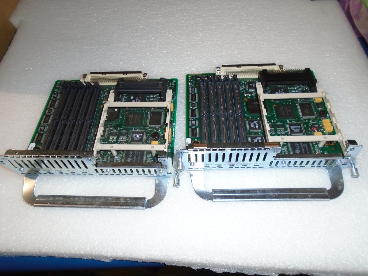 Cisco NM-HDV With VWIC2MFT-T Voice Network Module .30 days