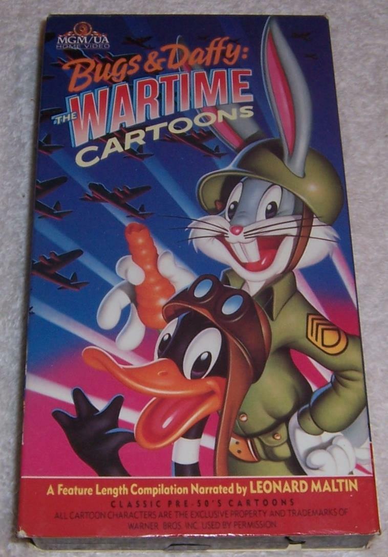 Bugs & Daffy: The Wartime Cartoons VHS Video Bunny Duck Leonard