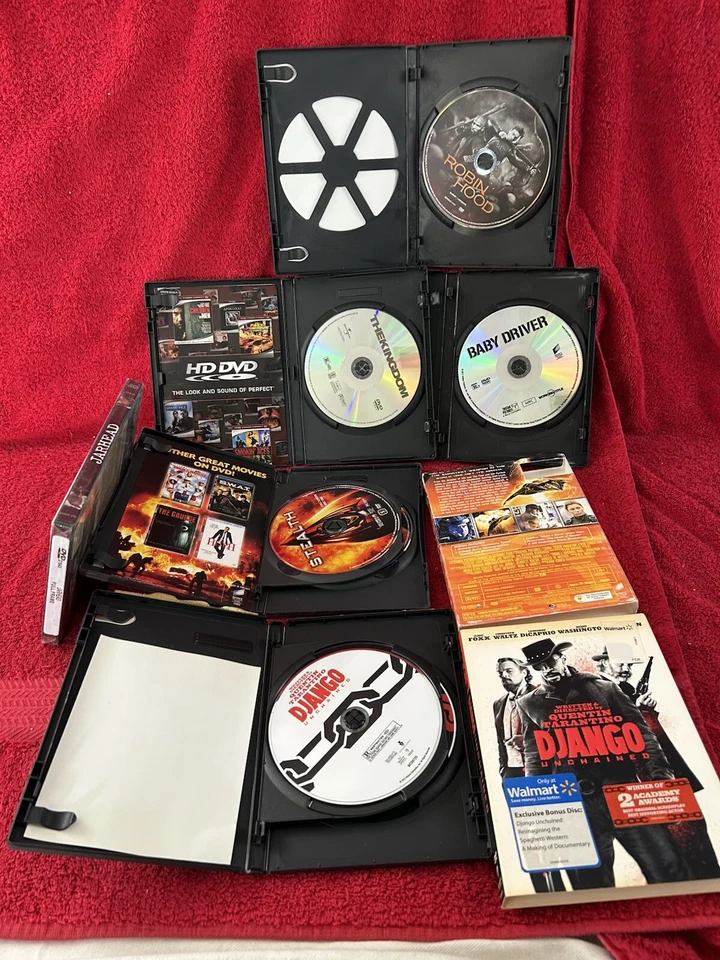 Jamie Foxx 8 DVD Lot Django Unchained Baby Driver Robin Hood Jarhead Stealth Ray - Image 3 of 4