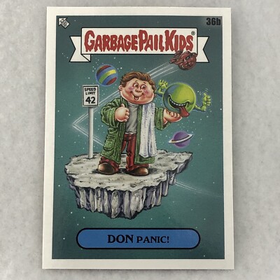2022 Garbage Pail Kids Book Worms Series 1 #36b DON Panic