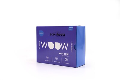   Lazzure Eco-Friendly Laundry Detergent Sheets   64 Biodegradable Sheets