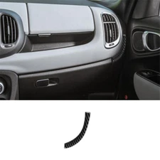 Carbon Fiber Interior Right Of Glove Box Cover Trim For 2014-17 Fiat 500L