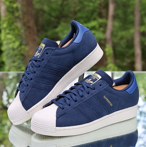 Adidas Superstar Adv Royal Blue Gold Men's Size 10.5 Custom ID3365 - Picture 2 of 13