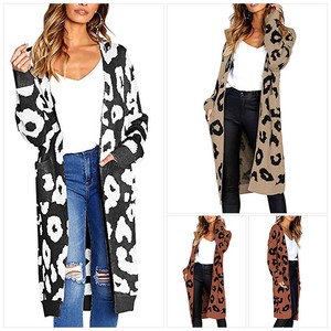leopard maxi cardigan