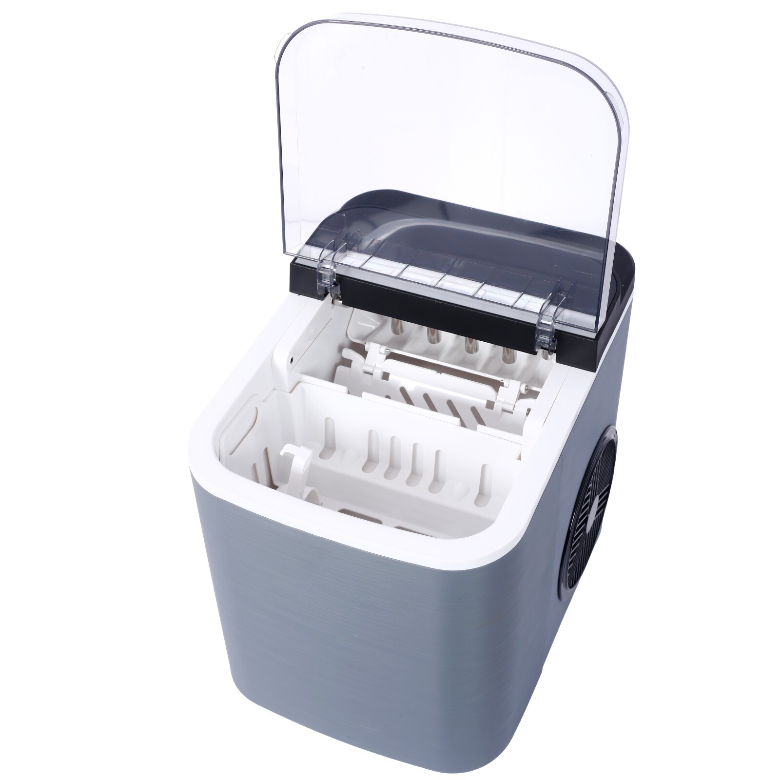 Portable Ice Maker Countertop, Self-Cleaning Ice Makers with Basket and Scoop-image