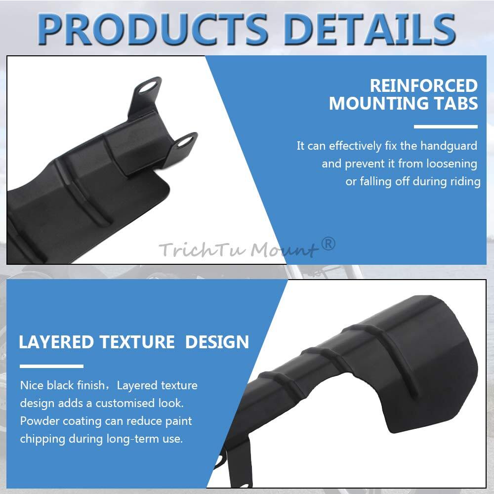 New Style Matte Black Hand Guards For Harley Touring Dyna Softail Honda Yamaha