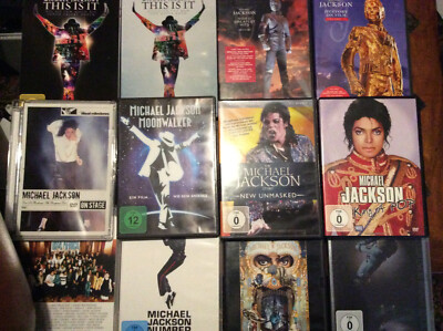 Michael Jackson [12 DVD] Moonwalker Greatest Hits On Stage This is it History