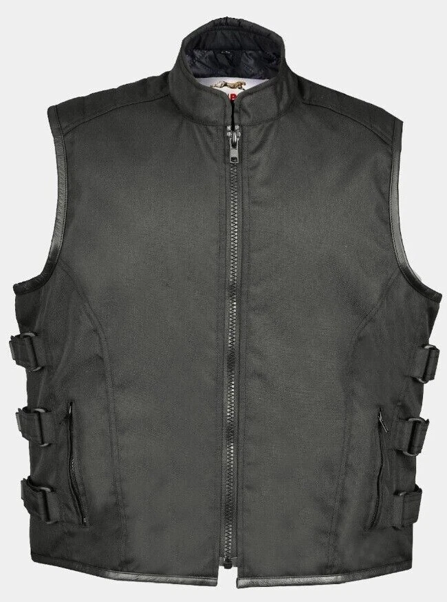 Biker Motorrad Bon Textil Weste Kutte