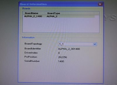 Euresys Domino alpha 2 rev A0 P/N 1161_A0_1 getestet