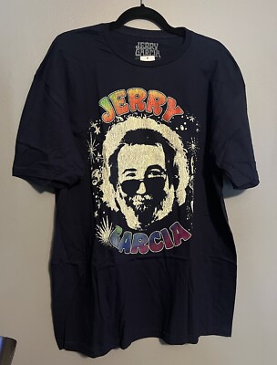 Grateful Dead Jerry Garcia T Shirt XL Short Sleeve Cotton Band Tee New