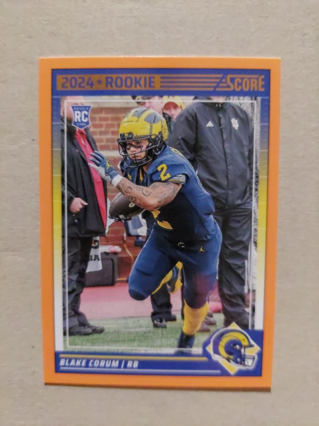 2024 Score - Rookies Orange #389 Blake Corum (RC)