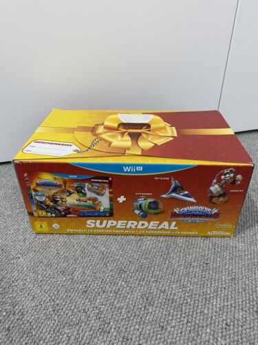 Wii U NEW SEALED Skylanders Superchargers Superdeal PAL Nintendo Set - Picture 1 of 17