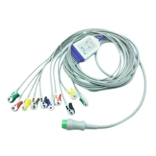 Diagnostic ECG EKG 10 Lead Patient Cable Leadwire Clip AHA for Mindray Datascope