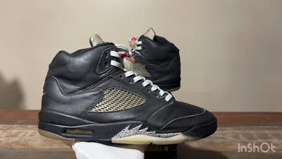Nike Air Jordan 5 Black Metallic 1990🦄 | eBay